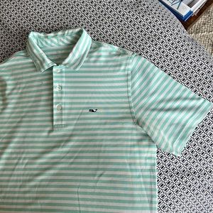Vineyard Vines striped mens polo